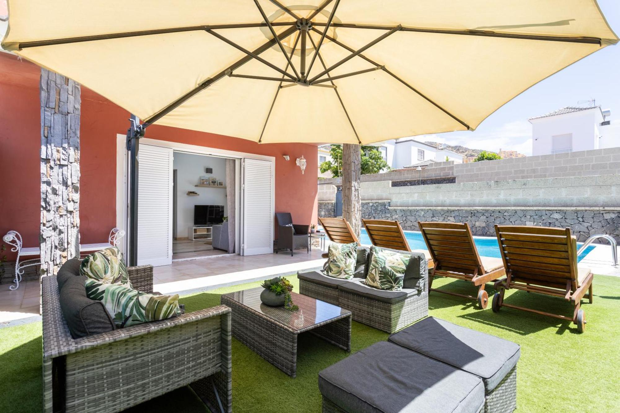 Villa Chloe Costa Adeje Tenerifesummervillas Giant Private Pool 11 Meters Long Zewnętrze zdjęcie